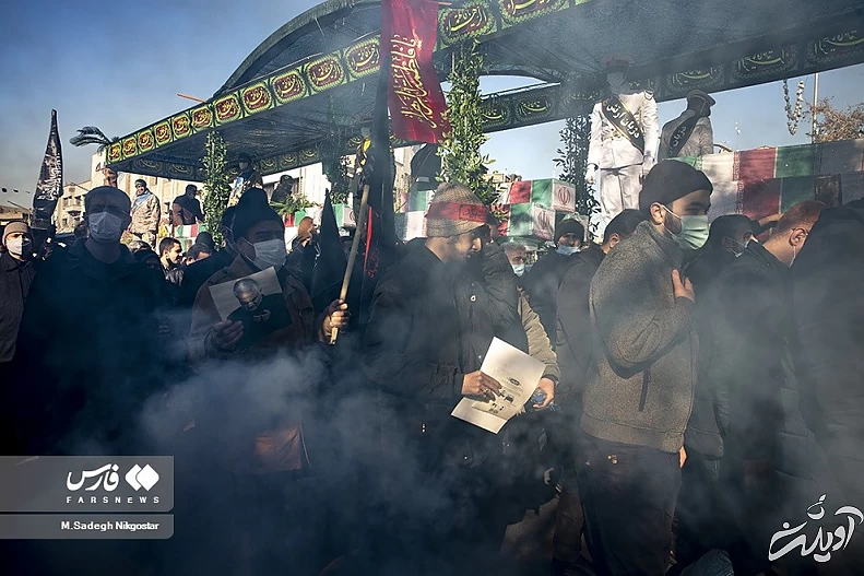 (تصاویر) تشییع ۱۵۰ شهید گمنام در تهران